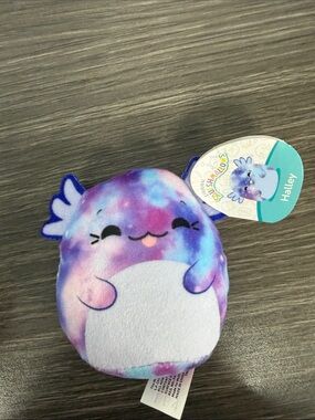 McDonald’s Happy Meal Squishmallows Halley Galaxy Tie-Dye Purple Blue Plush